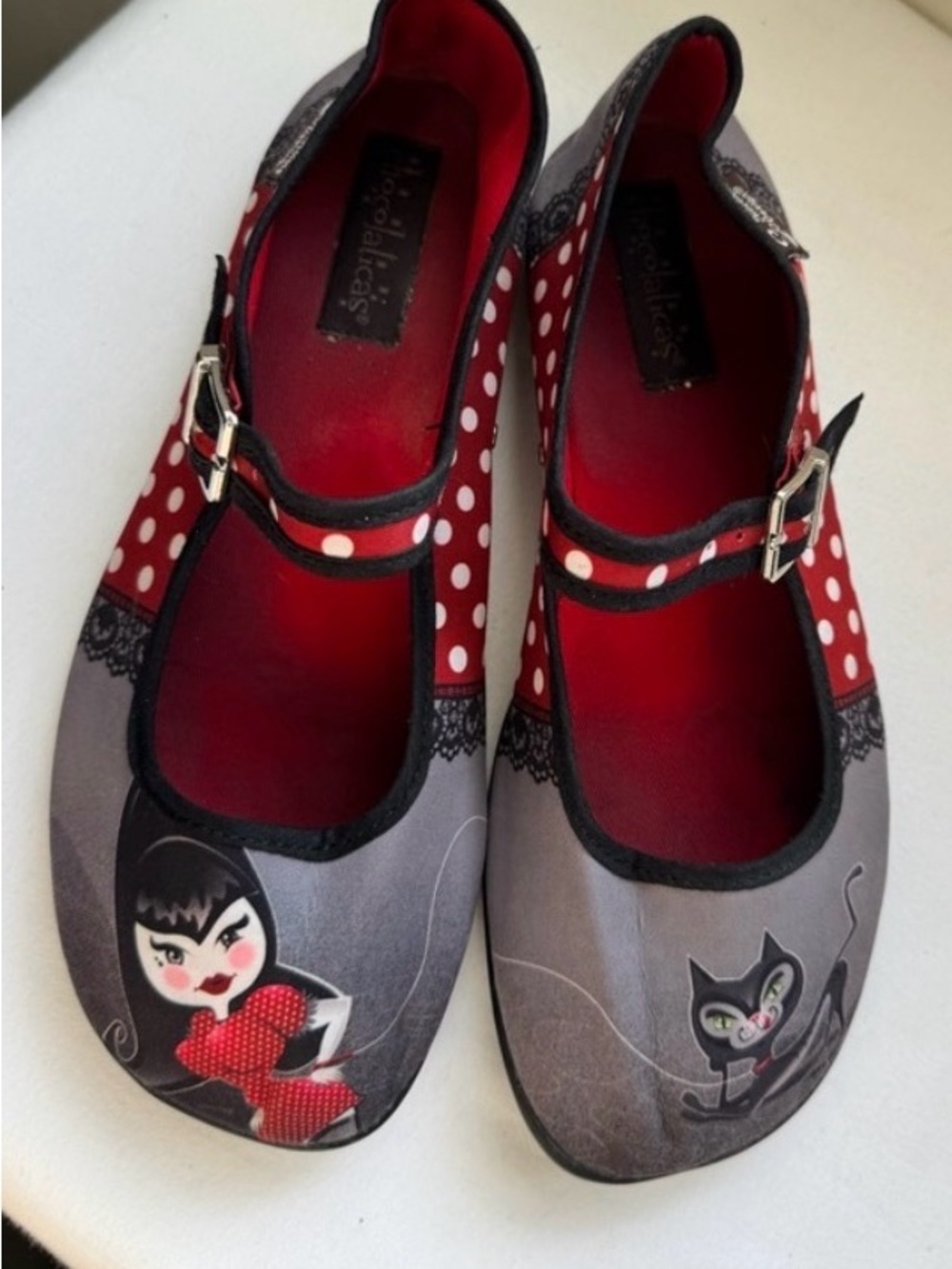 Hot Chocolate Design Chocolaticas Petunia Mary Jane Flats Size 36 US 6 - Picture 5 of 8